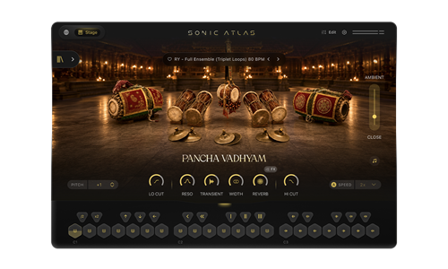 Pitch Innovations Sonic Atlas Temple Drums of India