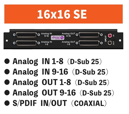 Apogee Symphony I/O MKII Dante + PTHD Chassis with 16 Analog In + 16 Analog Out