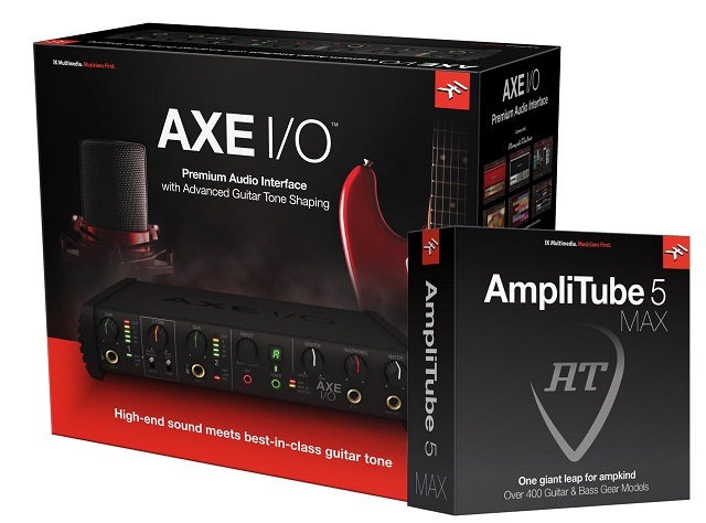 IK Multimedia AXE I/O + AmpliTube 5 MAX Bundle