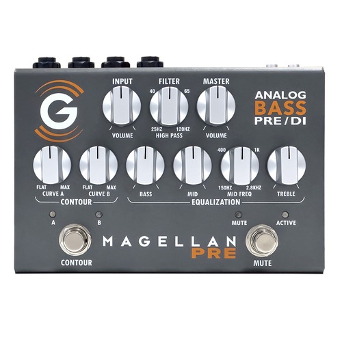 GENZLER MAGELLAN PRE ANALOG BASS PRE/DI PEDAL MG-PRI-DI