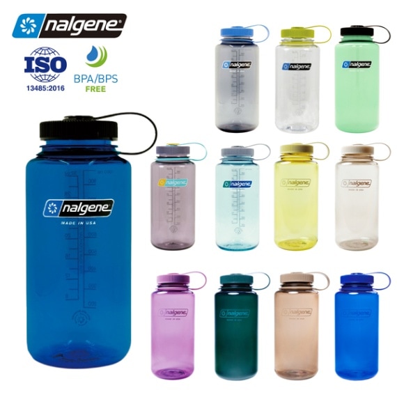 【限定品】 NALGENE WIDE MOUTH 1L グリーン　AIOT Nalgene Tritan Wide Mouth Sustain 1L