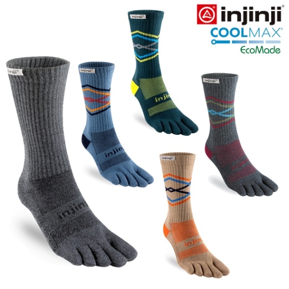 10%OFF】injinji(インジンジ)トレイルミッドウェイトクルー 213170