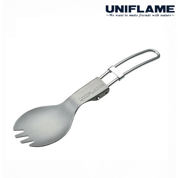UNIFLAME(ユニフレーム) FD先割れスプーン チタン 695333