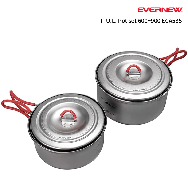 10%OFF】EVERNEW(エバニュ―) Ti U.L. Pot 600 + 900 ECA535 | すべての