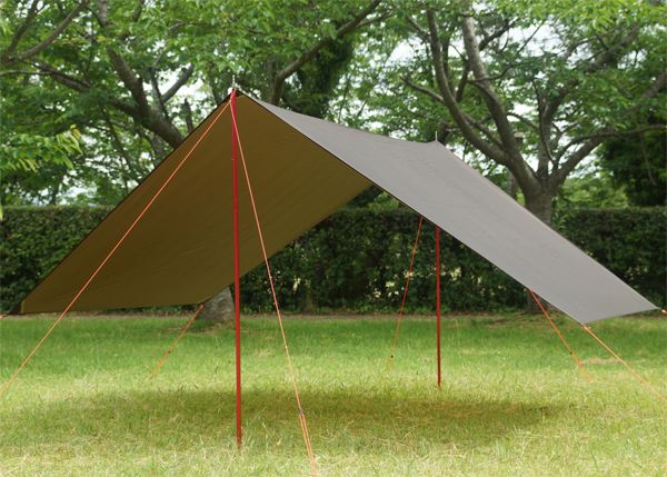 オクトス　ヘキサタープ・ポール・ロープ一式 B品 コーティング剥がれ】oxtos(オクトス) CORDURA ヘキサタープ