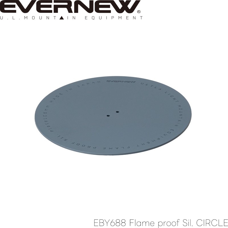 EVERNEW(エバニュー) Flame proof Sil. CIRCLE EBY688【メール便発送