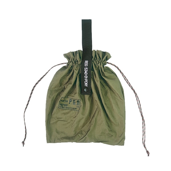 バッグ Us Army Tent x Pocho Newspaper Bag N24 POST GENERAL(ポストジェネラル) パッカブル パラシュート