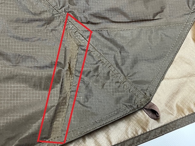 B品 コーティング剥がれ】oxtos(オクトス) CORDURA ヘキサタープ