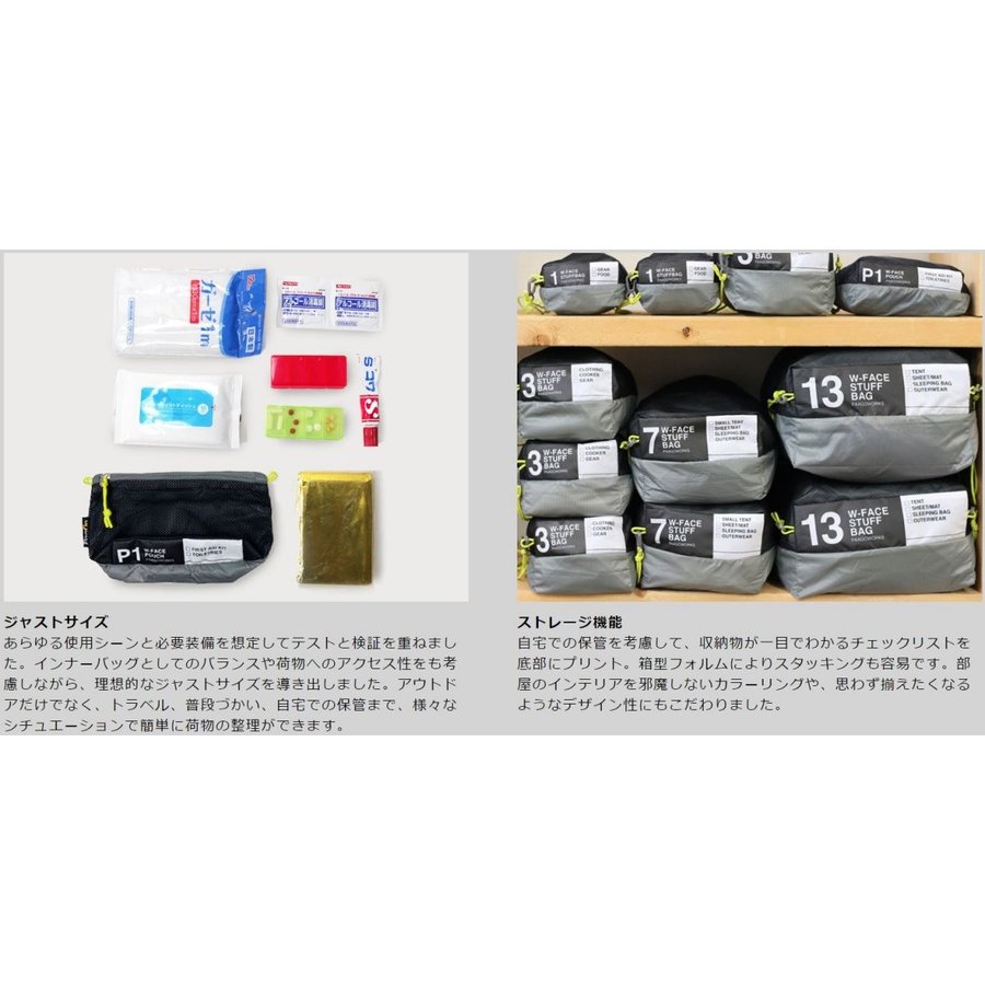 ��10%OFF��PAAGO WORKS(�ѡ����������W-FACE �����åեХå�1 US105GRY�ڥ᡼����ȯ����ǽ��
