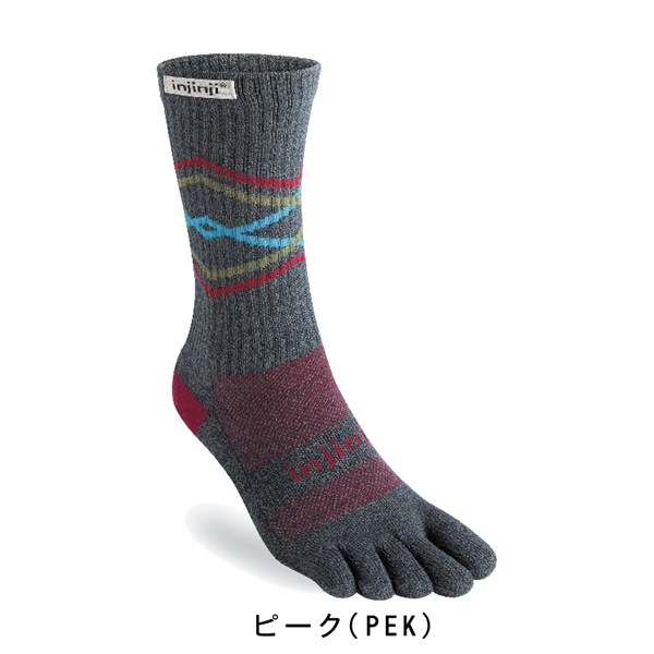 10%OFF】injinji(インジンジ)トレイルミッドウェイトクルー 213170
