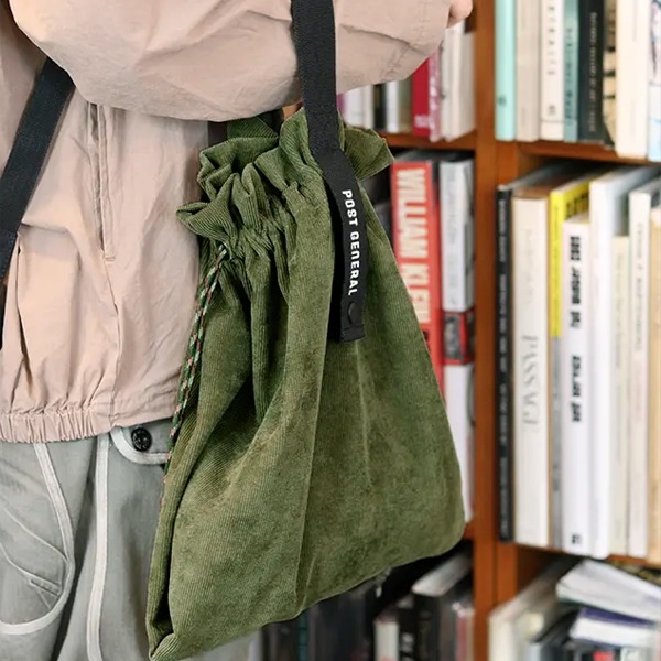 POST GENERAL(ポストジェネラル) パッカブルコーデュロイバッグ