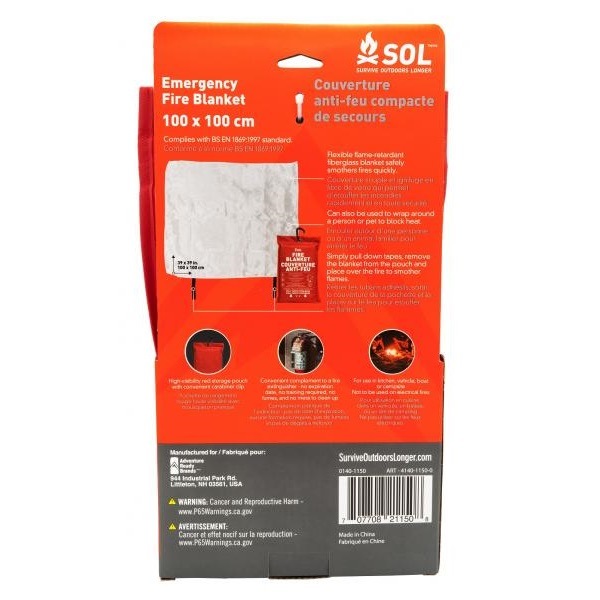 10%OFF】SOL(エスオーエル) ファイヤーブランケットコンパクト S13829