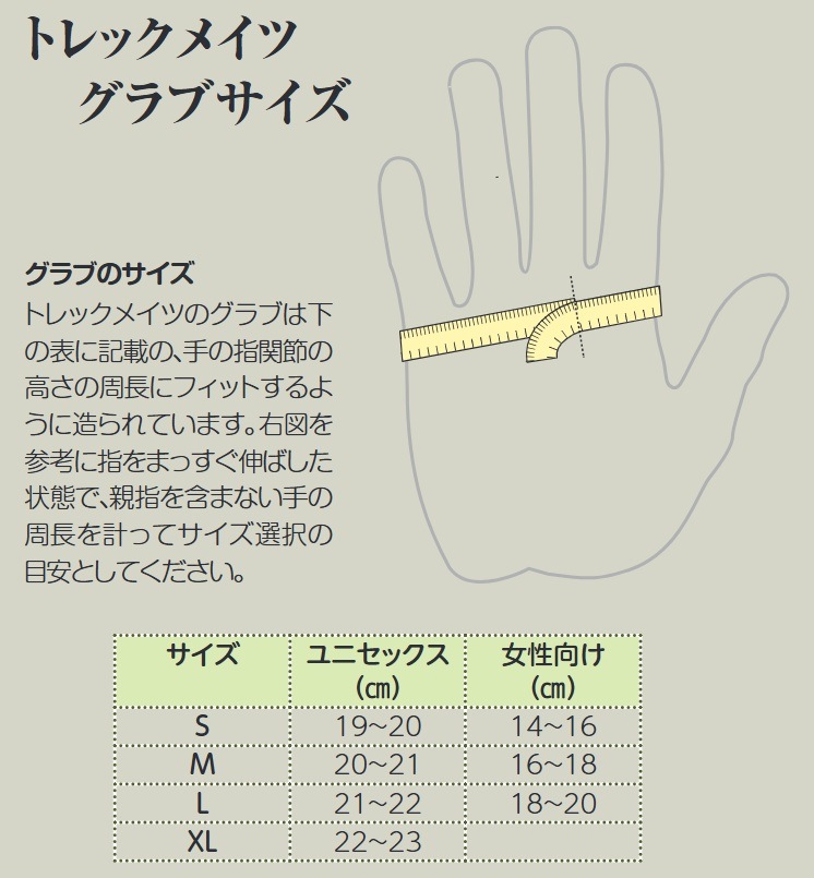 TREK MATES(トレックメイツ) ソウドライグラブ TM-8117 | すべての商品