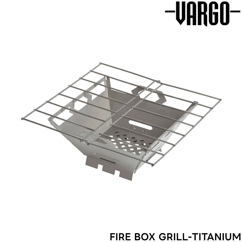 VARGO(バーゴ) ファイヤーボックスグリル チタン T-433【メール便発送