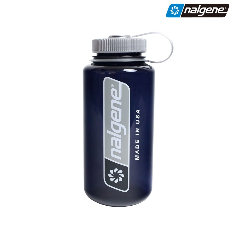 nalgene(ʥ륲) 1.0L Tritan Renew Odyssey Grey Large Logo 91626