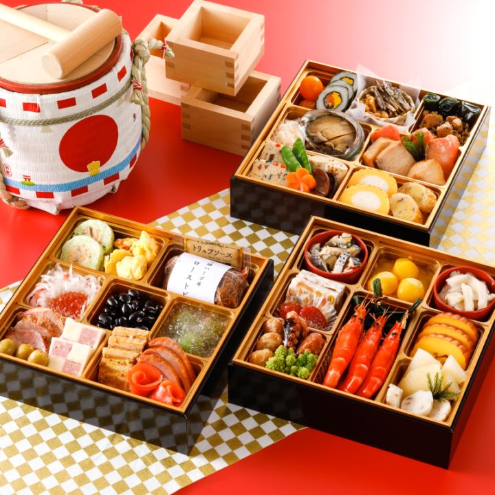 【従業員限定】 まるごとおもてなしⓇ おせち和洋三段重『饗宴－きょうえん－』 自由に選べるお正月ご馳走セット