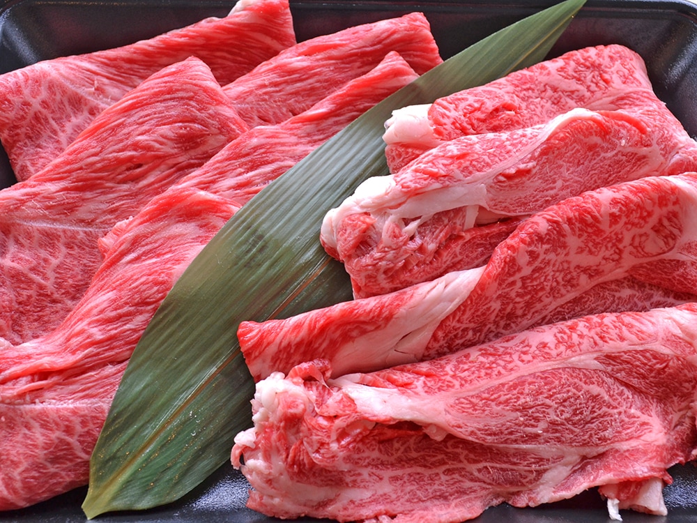 お歳暮にも最適!《京都》【京の肉】京都府産黒毛和牛- 霜降り250g・赤身250g食べ比べセット(すき焼き・しゃぶしゃぶ用)