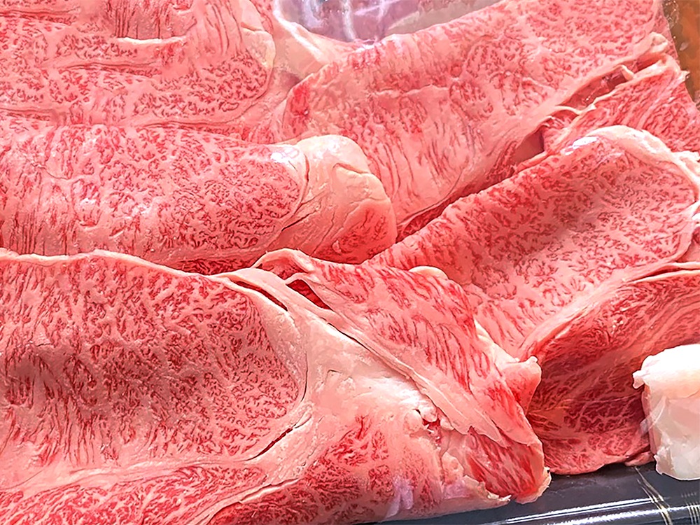 《京都》【京の肉】京都府産黒毛和牛－　上霜降り牛500g（すき焼き・しゃぶしゃぶ用）