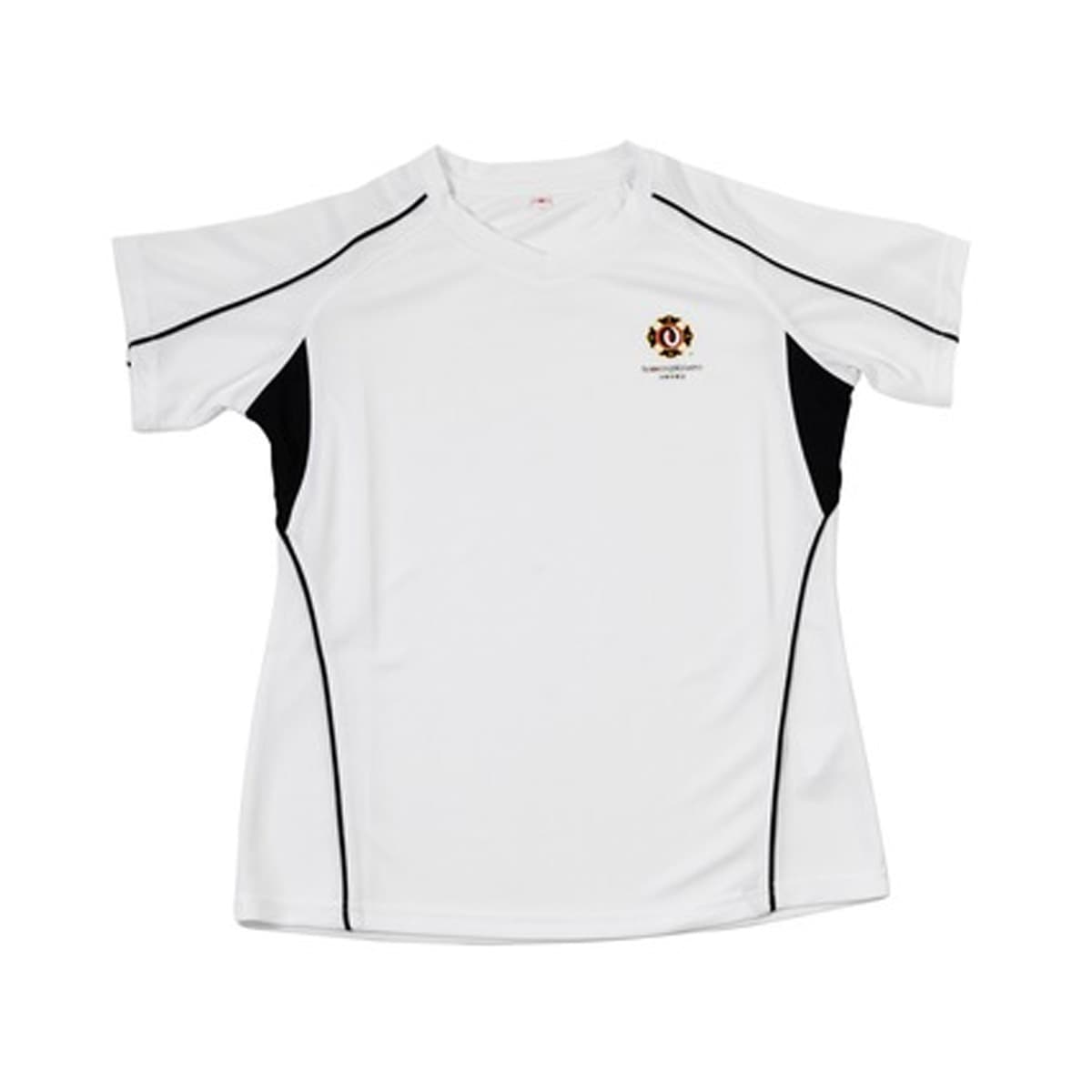 レディスTシャツ（ホワイト×ブラック）