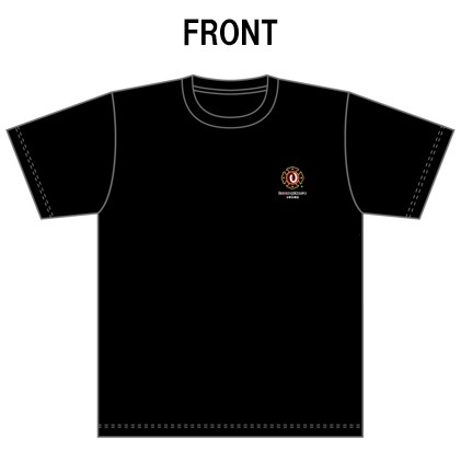 ドライTシャツ 黒（不撓不屈）