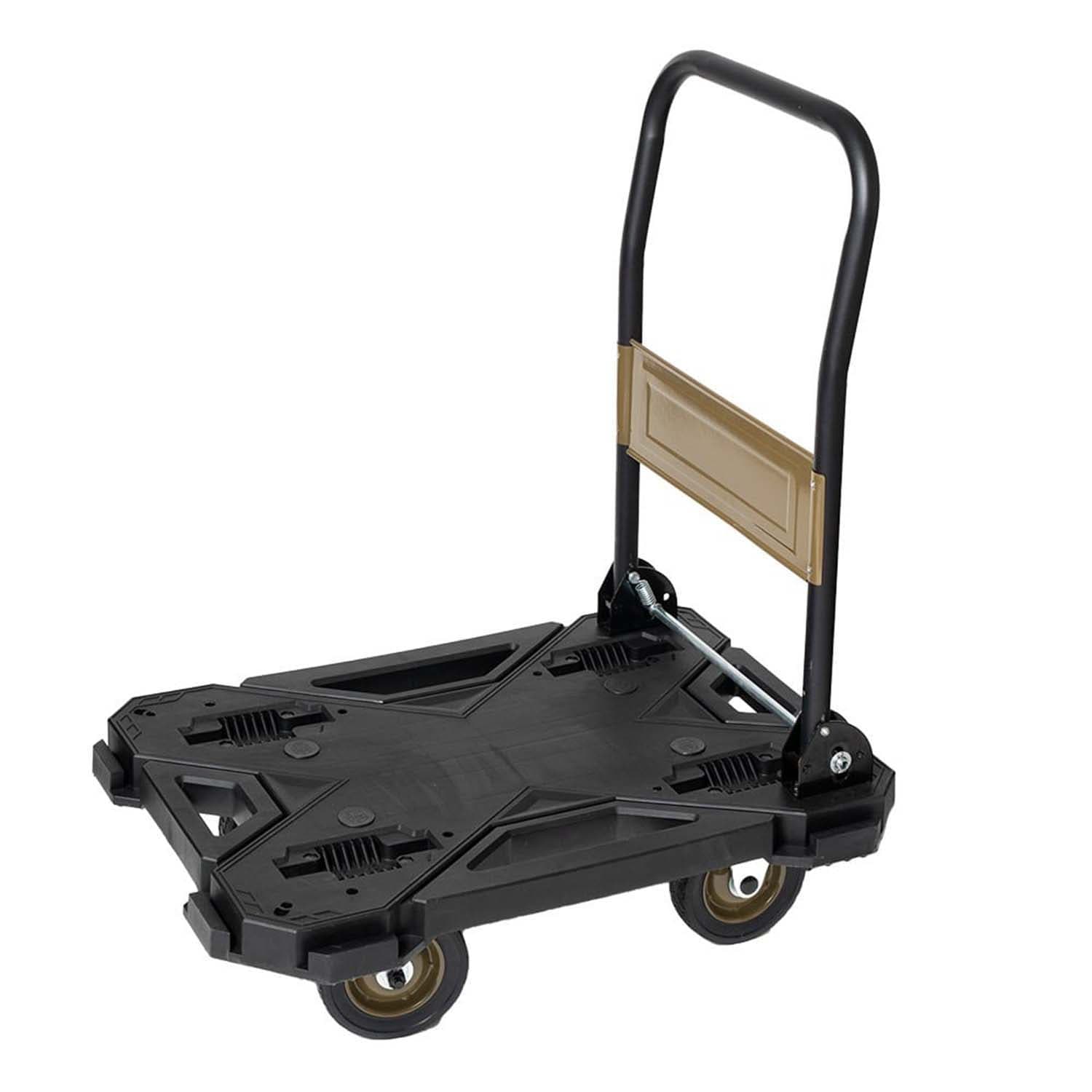 LIFELEX アウトドア台車 KR10-4904 ブラック　直送