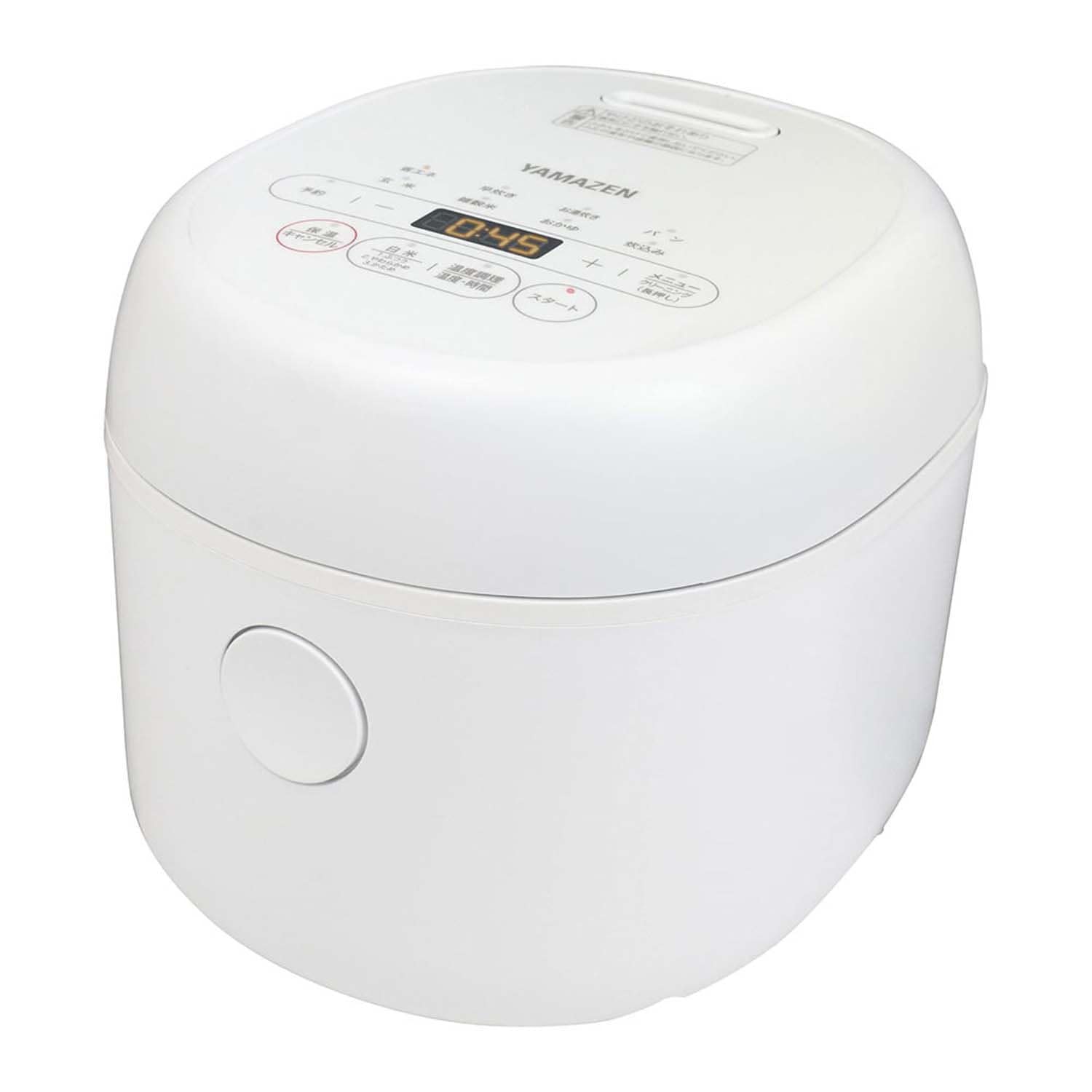 山善(YAMAZEN)  3合マイコン炊飯器 YJR-DM051（W）　直送