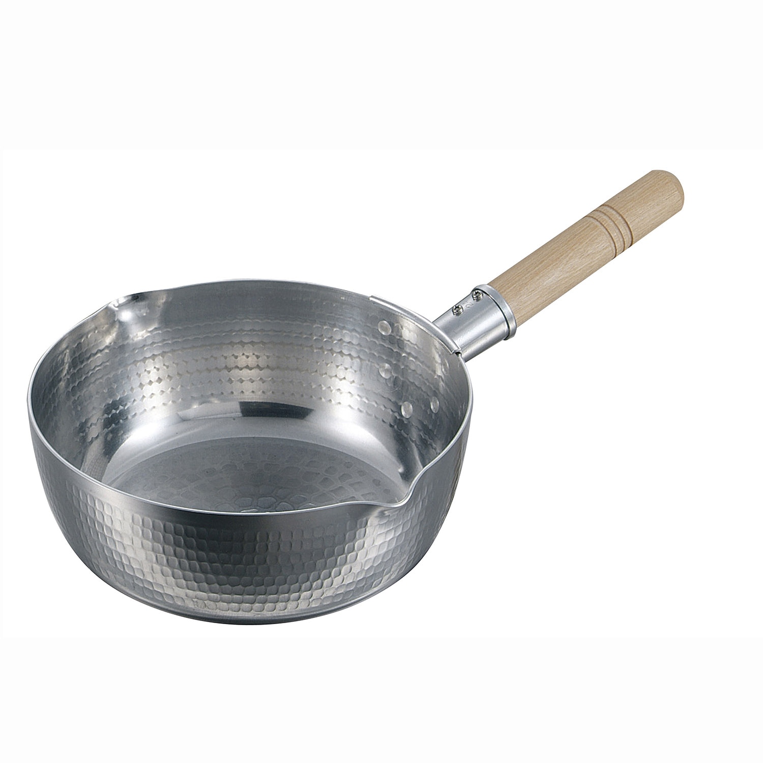 EBM アルミ打出 雪平鍋(研磨仕上げ)18cm　直送