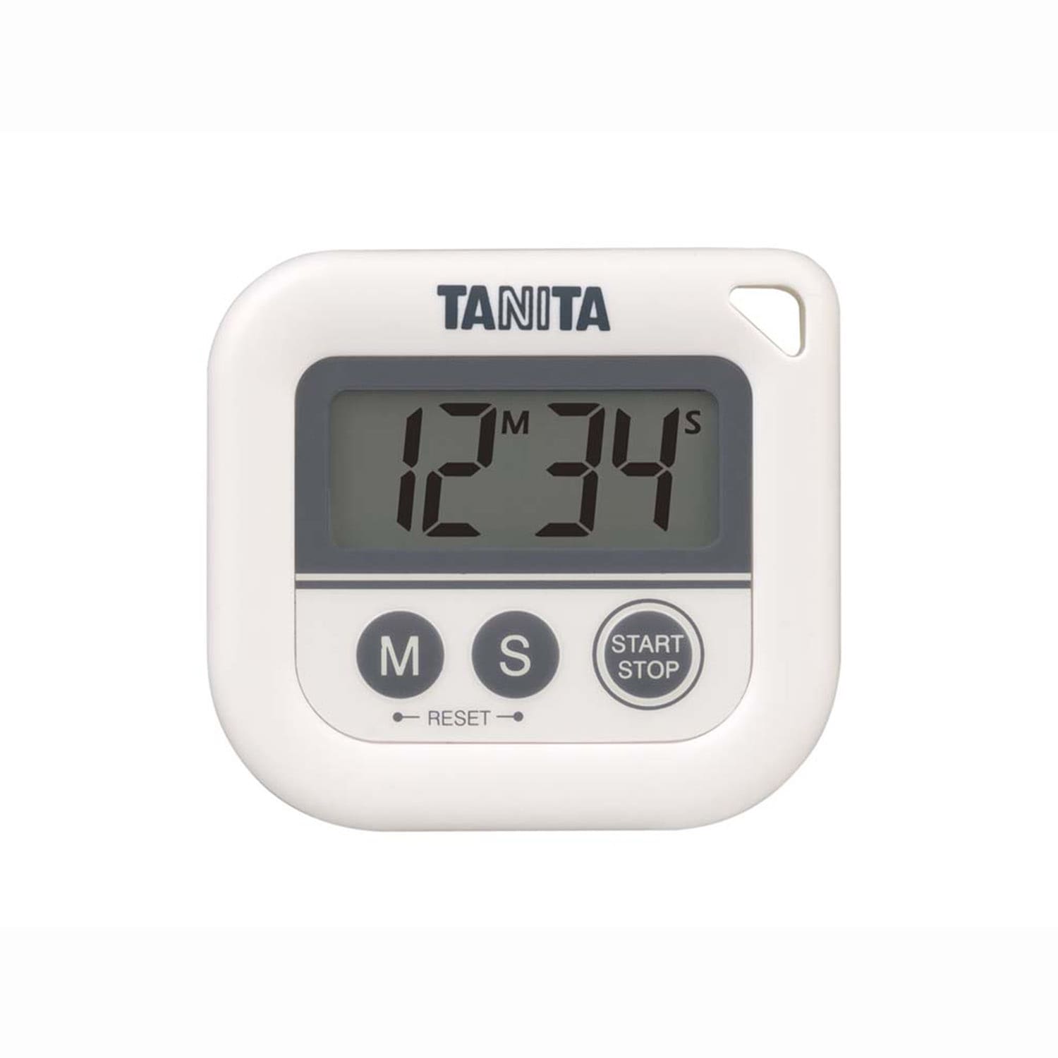 タニタ 丸洗いタイマー 100分計 TD-376N ホワイト　直送