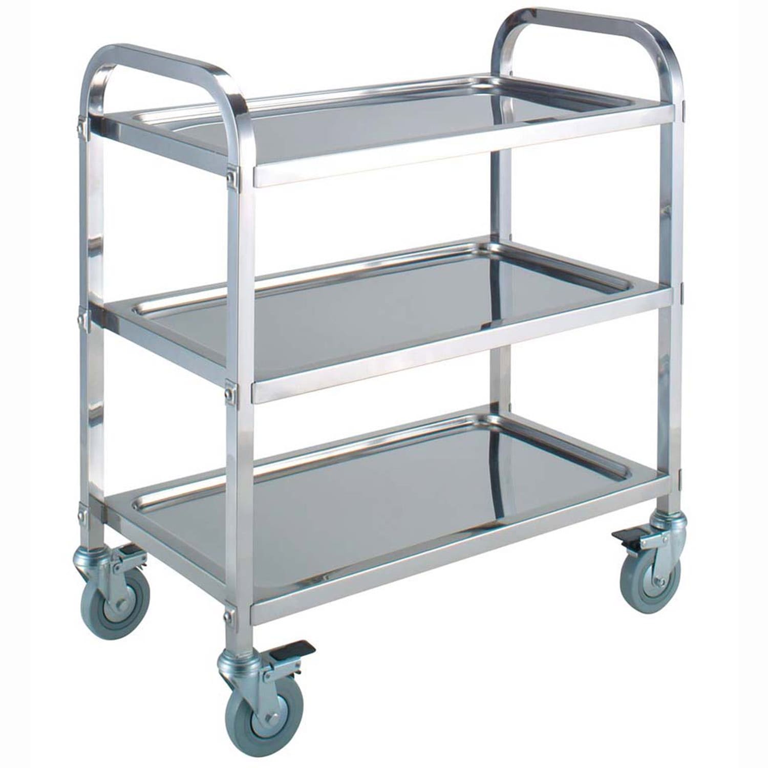 ＥＢＭ　ステンレス　キッチンワゴン　３段　Ｓ８５０　直送