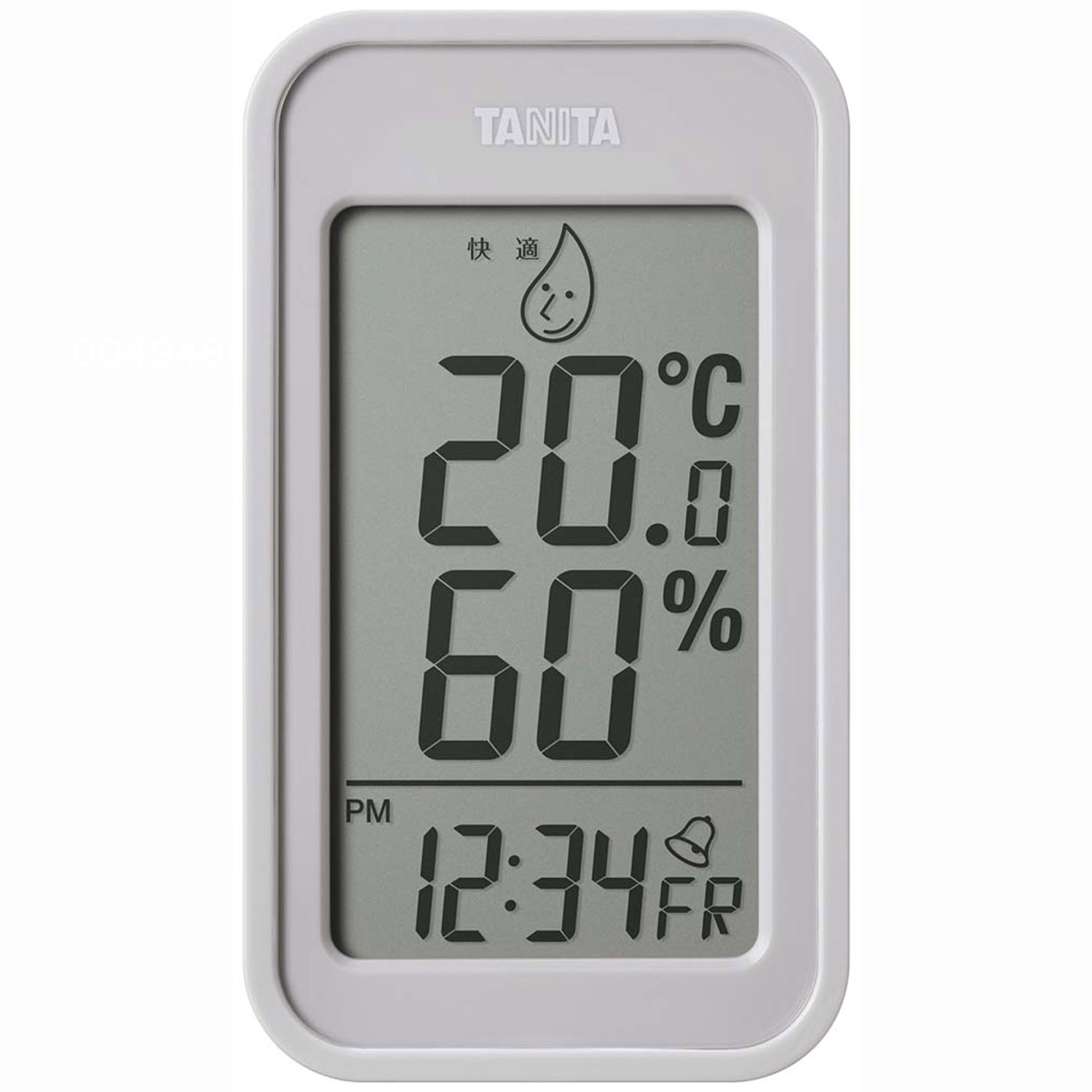 タニタ　デジタル温湿度計　ＴＴ－５８９（ＧＹ）ウォームグレー　直送