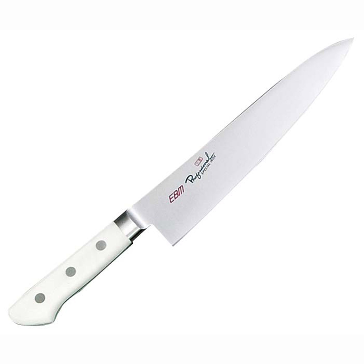 EBM 抗菌 スペシャル・イノックス 牛刀 24cm ホワイト　直送