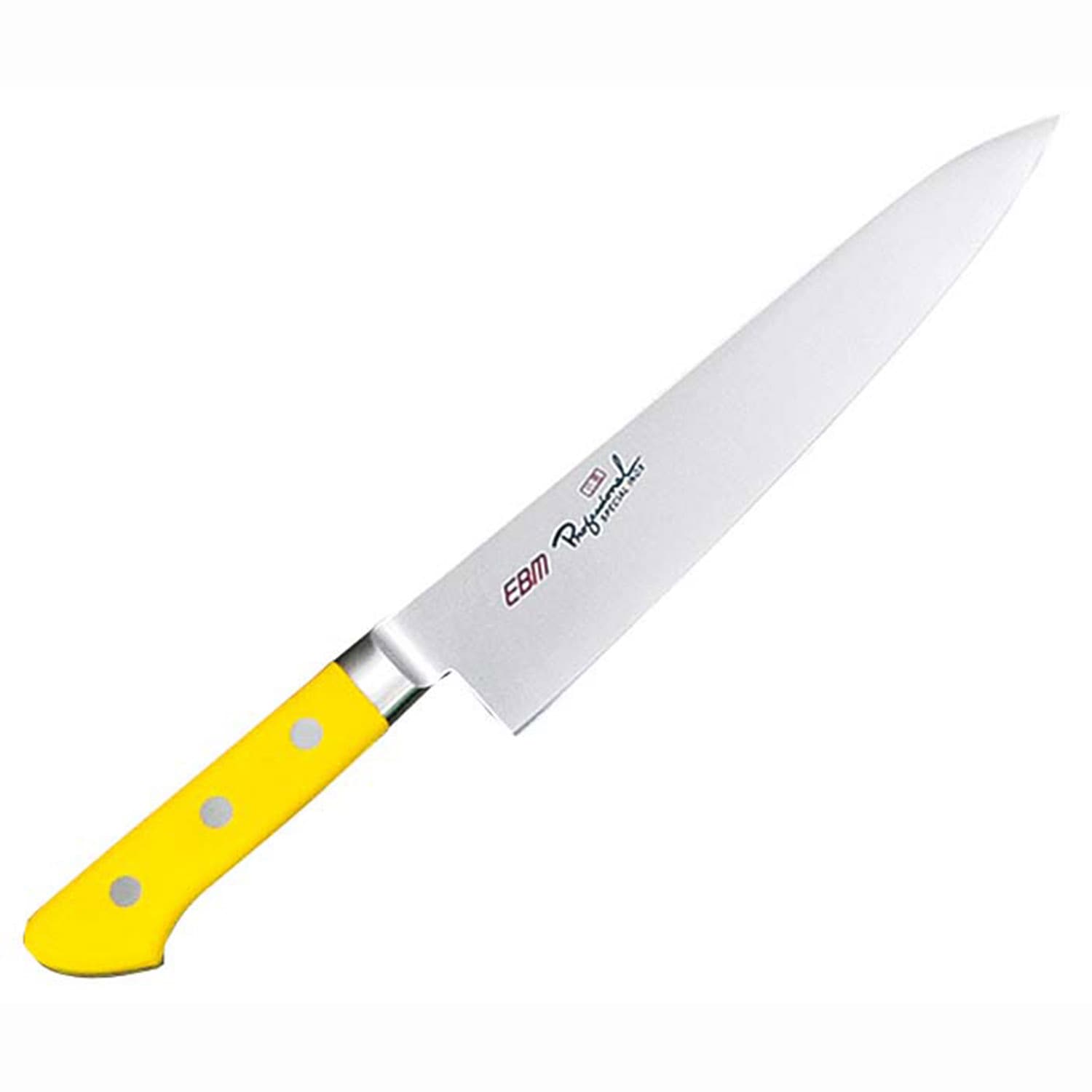 EBM 抗菌 スペシャル・イノックス 牛刀 24cm イエロー　直送