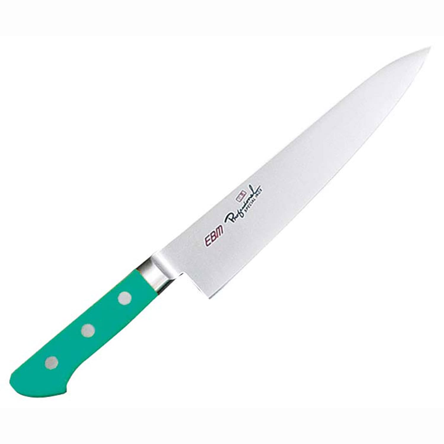 EBM 抗菌 スペシャル・イノックス 牛刀 24cm グリーン　直送