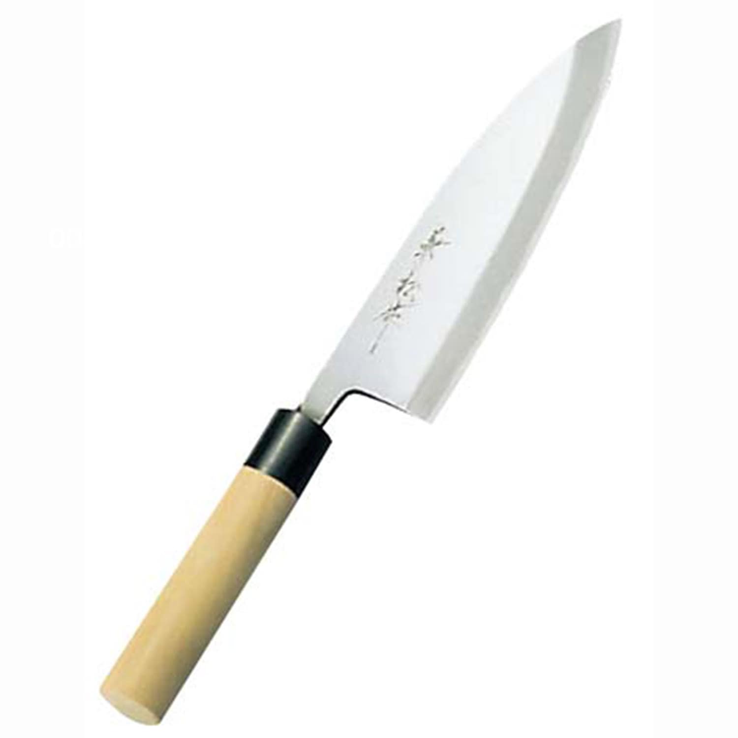 兼松作 日本鋼 出刃庖丁 21cm　直送