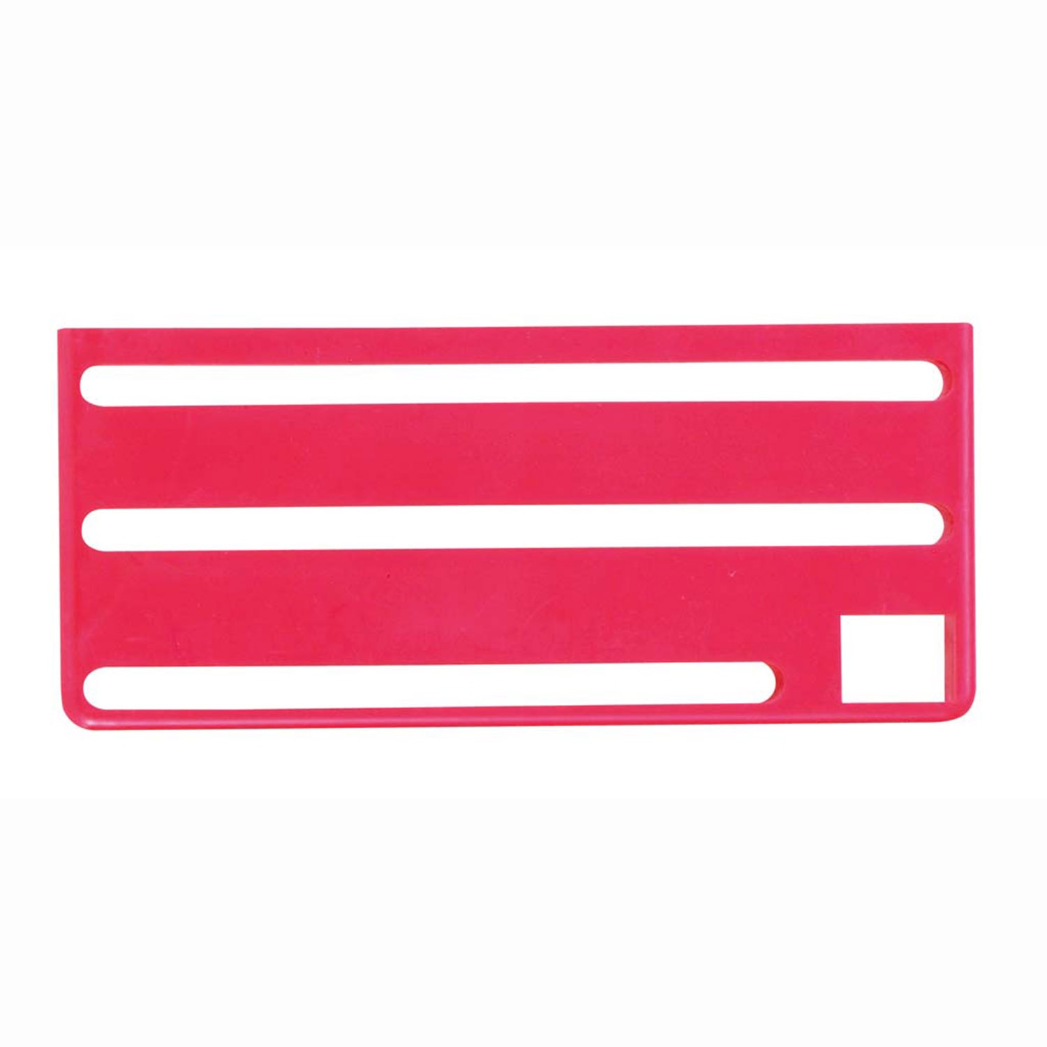 HACCP庖丁差用カラープレート B(横)タイプ レッド　直送