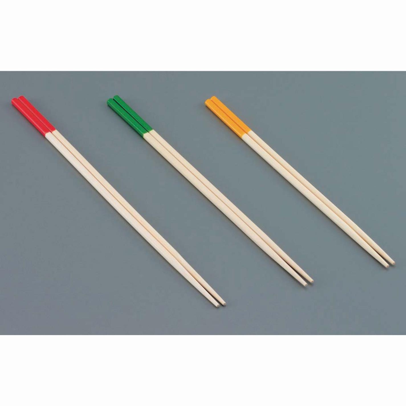 竹 カラー菜箸 3点セット(TNK印)　直送