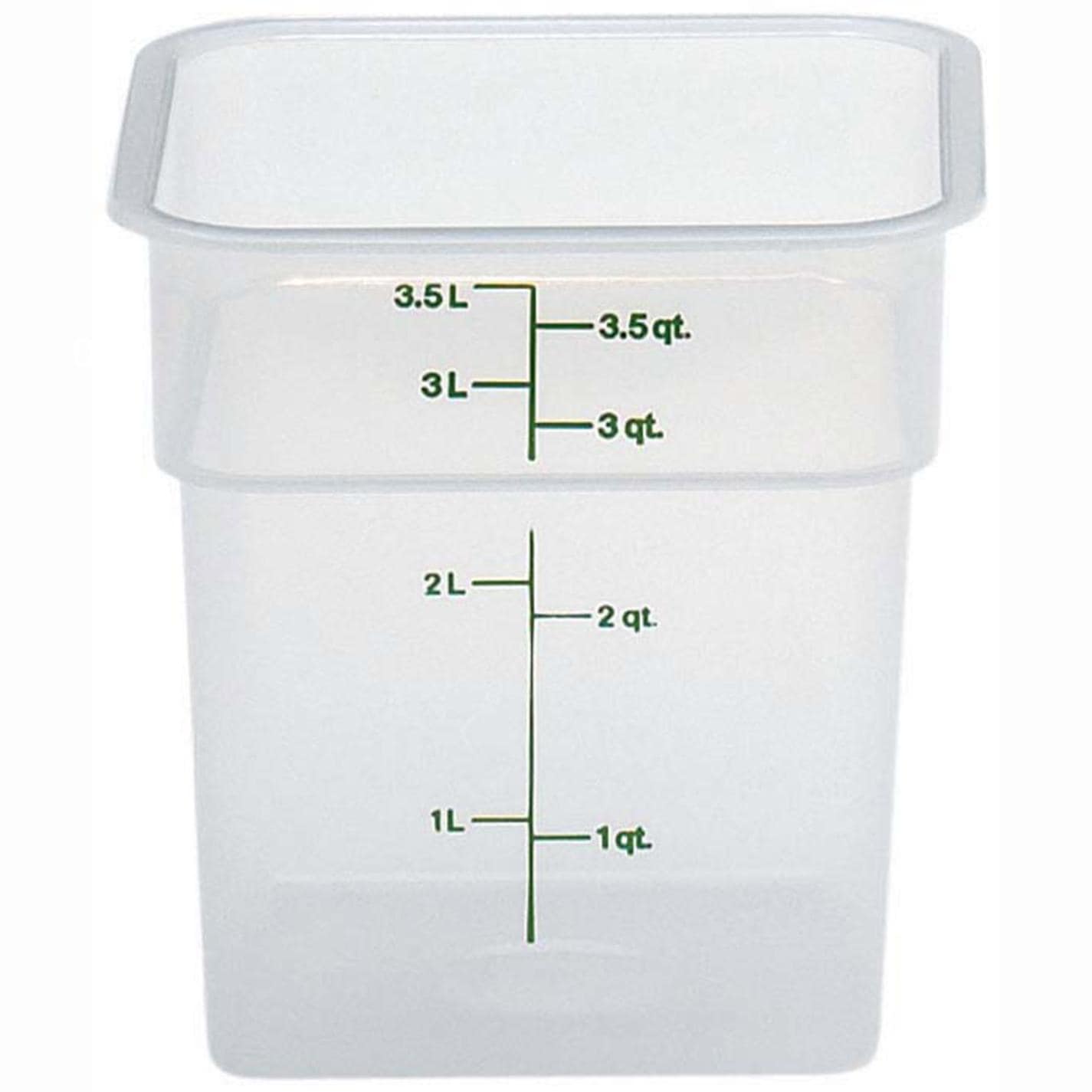 キャンブロ 角型 フードコンテナー本体 4SFSPP ナチュラル　直送