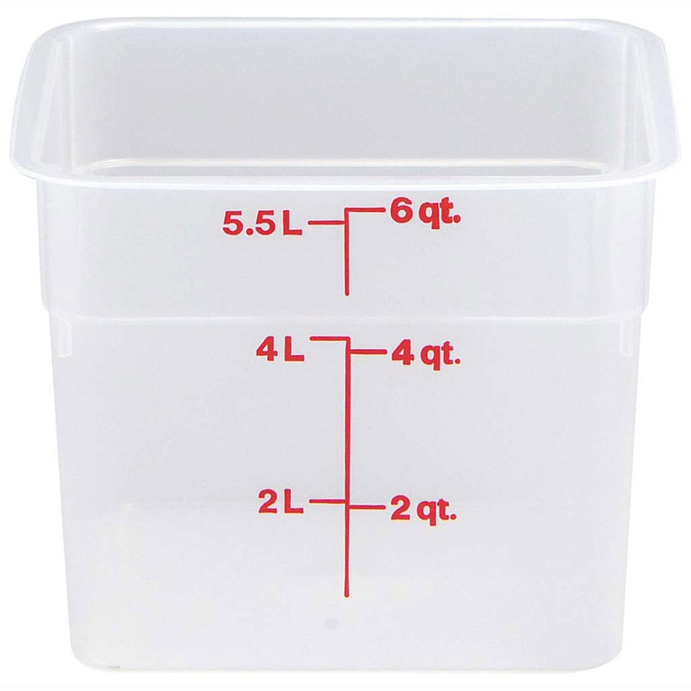 キャンブロ 角型 フードコンテナー本体 6SFSPP ナチュラル　直送