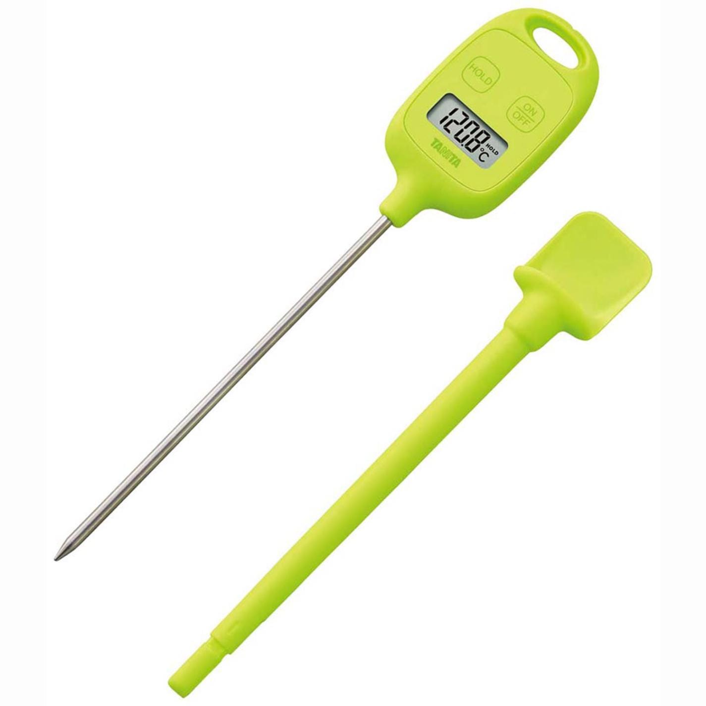 タニタ スティックデジタル温度計 TT583 グリーン　直送