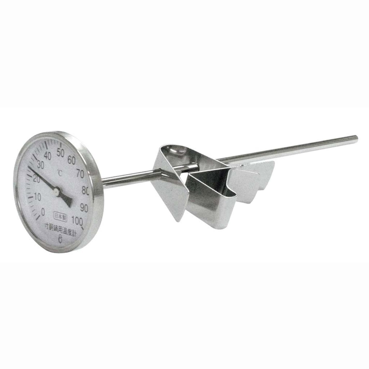 スライドホルダー付 寸胴鍋用温度計 PY-400　直送