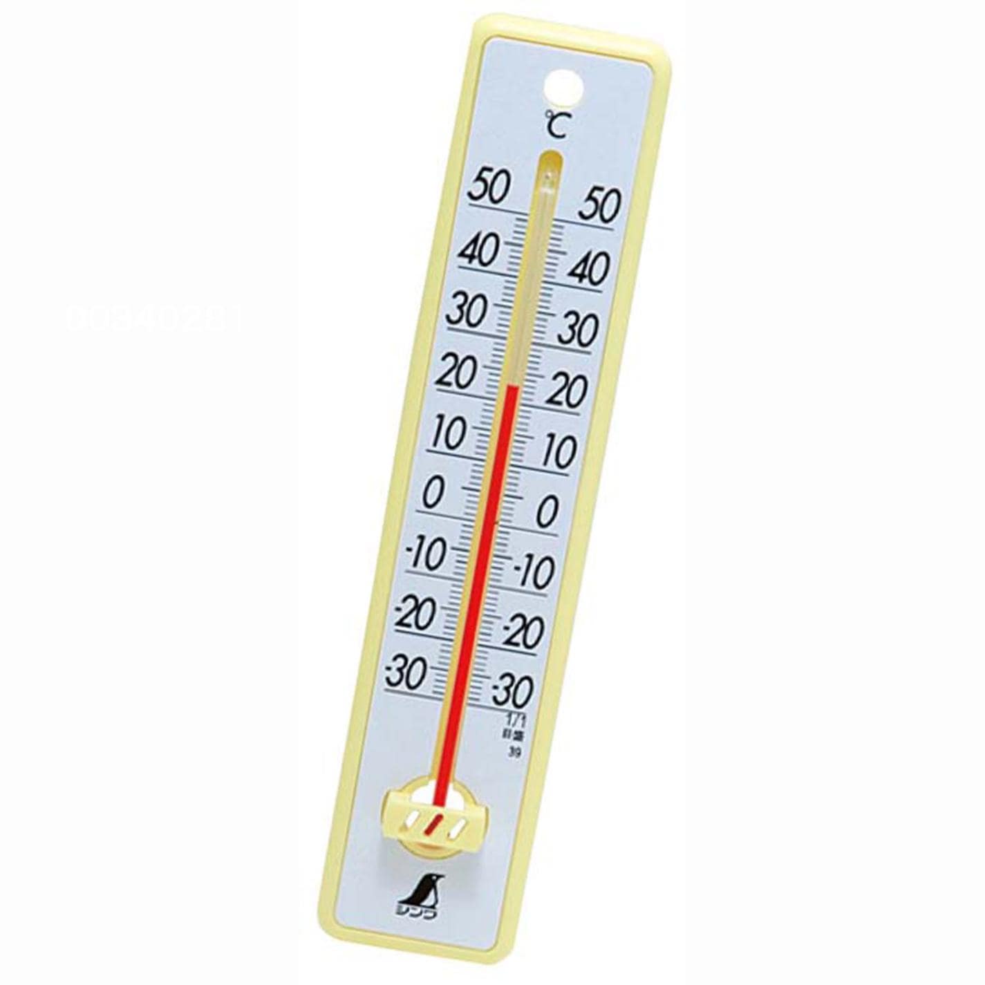 プラスチック製 温度計 20cm 48352　直送