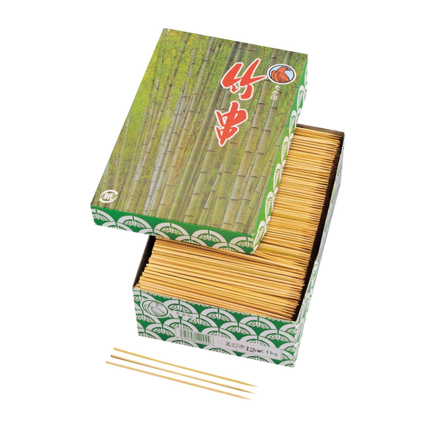 竹 えび串 1㎏ 箱入 90㎜　直送