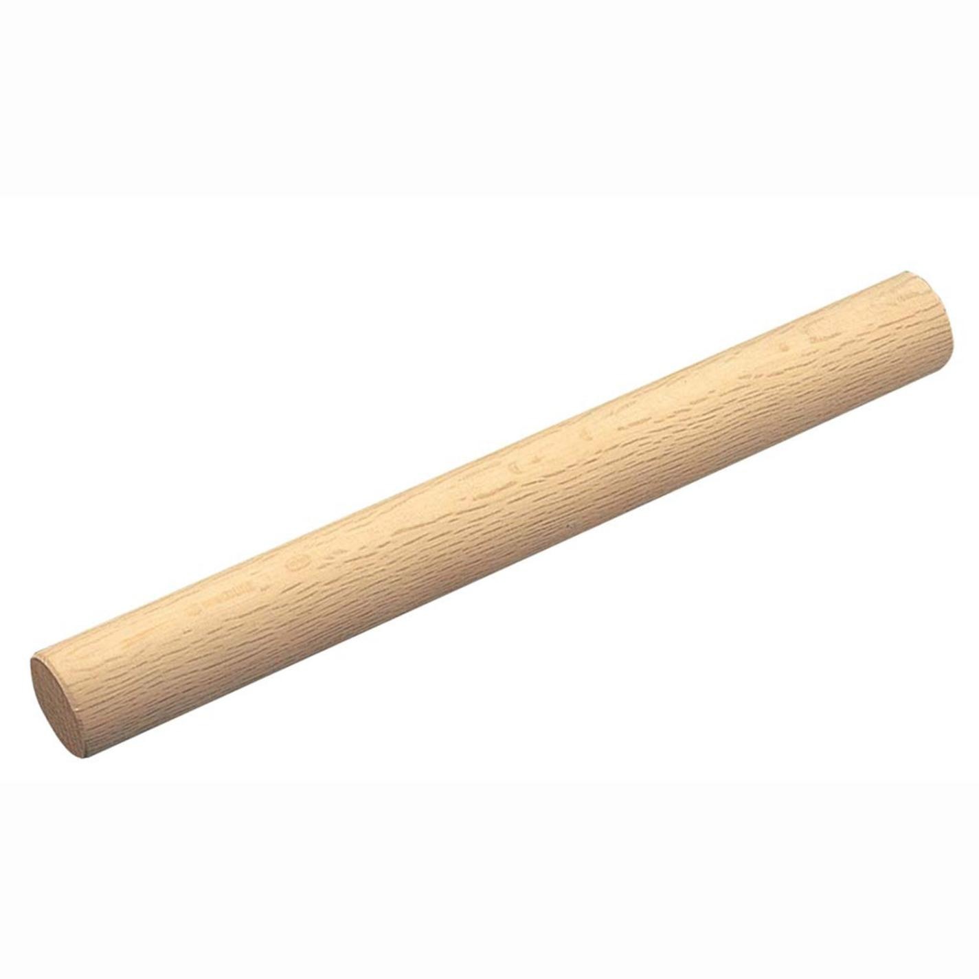 樫材 めん棒 60cm(φ32㎜)11-335-51　直送