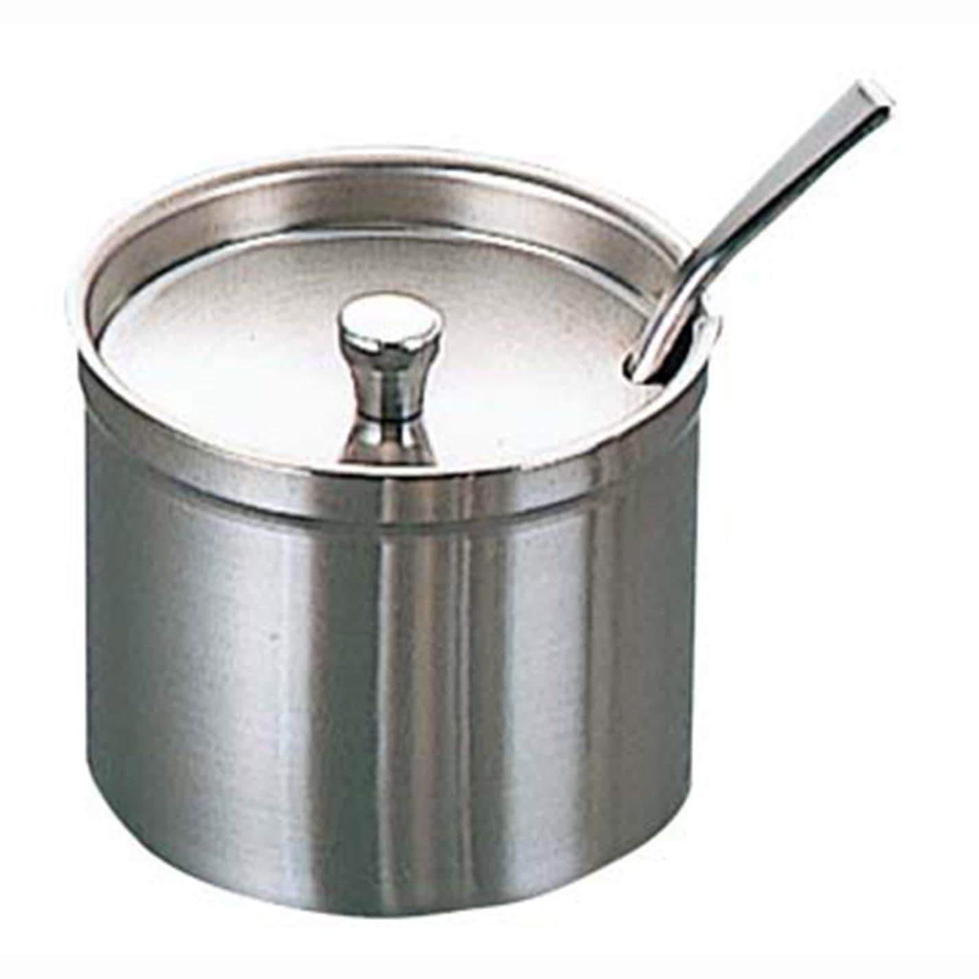 ミスタースリム 18-8 シュガーポット(レードル付)MR-275　直送