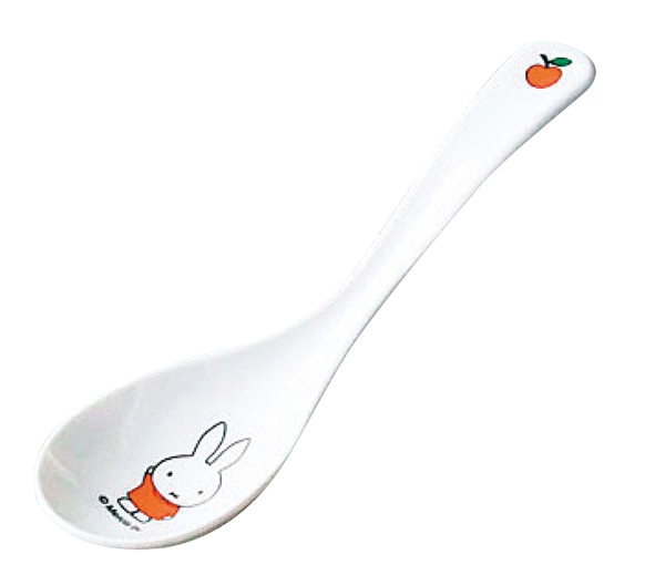 メラミン 子供食器 ミッフィーフルーツシリーズ レンゲ M-1314FR　直送