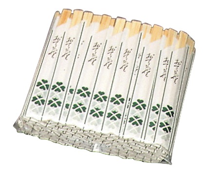 割箸 花柄仕入 元禄 100膳入　直送