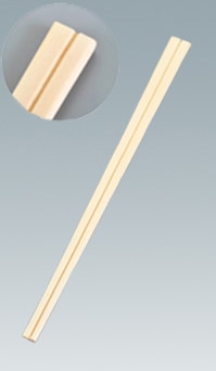 割箸 白楊(アスペン)元禄ミックス 500膳入 太さ4.6 全長203　直送