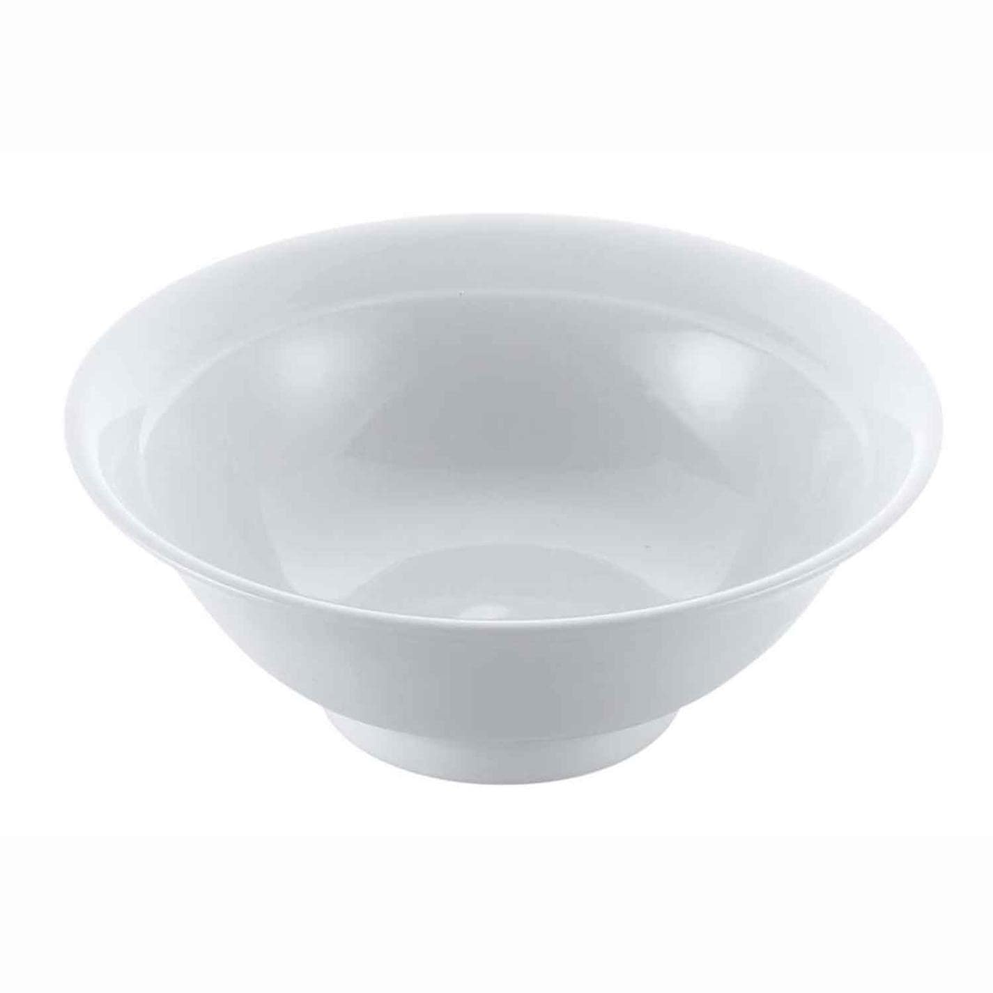 磁器 中華食器 白リム 高台丼 7寸(φ212)　直送