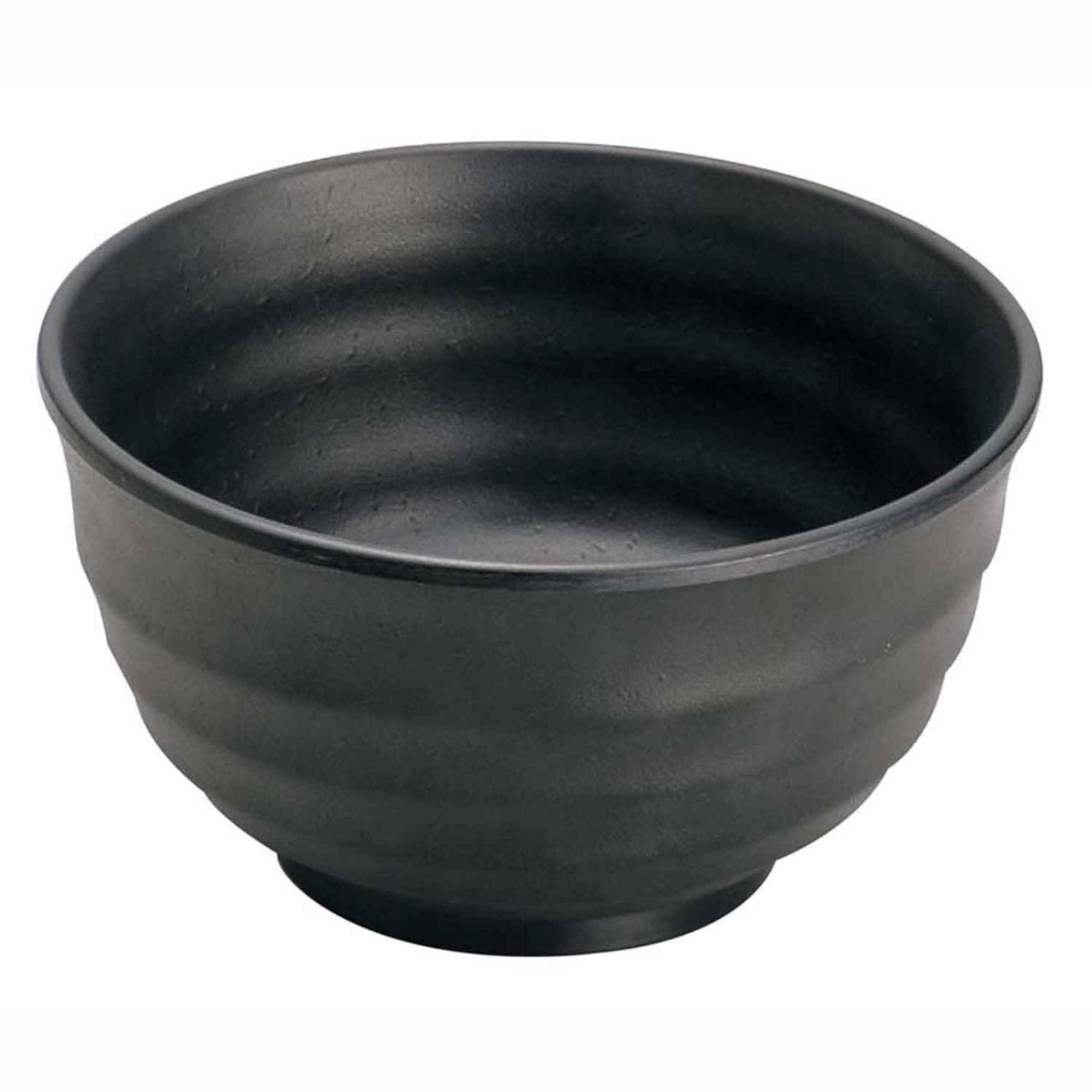 マイン メラミンウェア 飯器 黒 小 M11-145　直送
