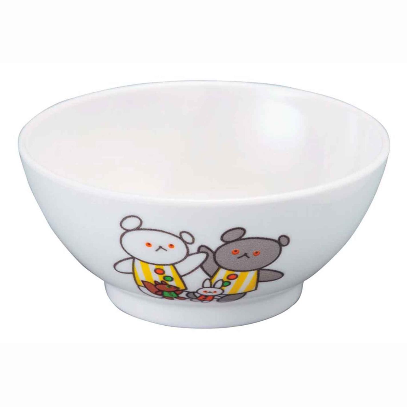 メラミン子供食器 こぐまちゃん 飯茶碗(身)J5BKO　直送